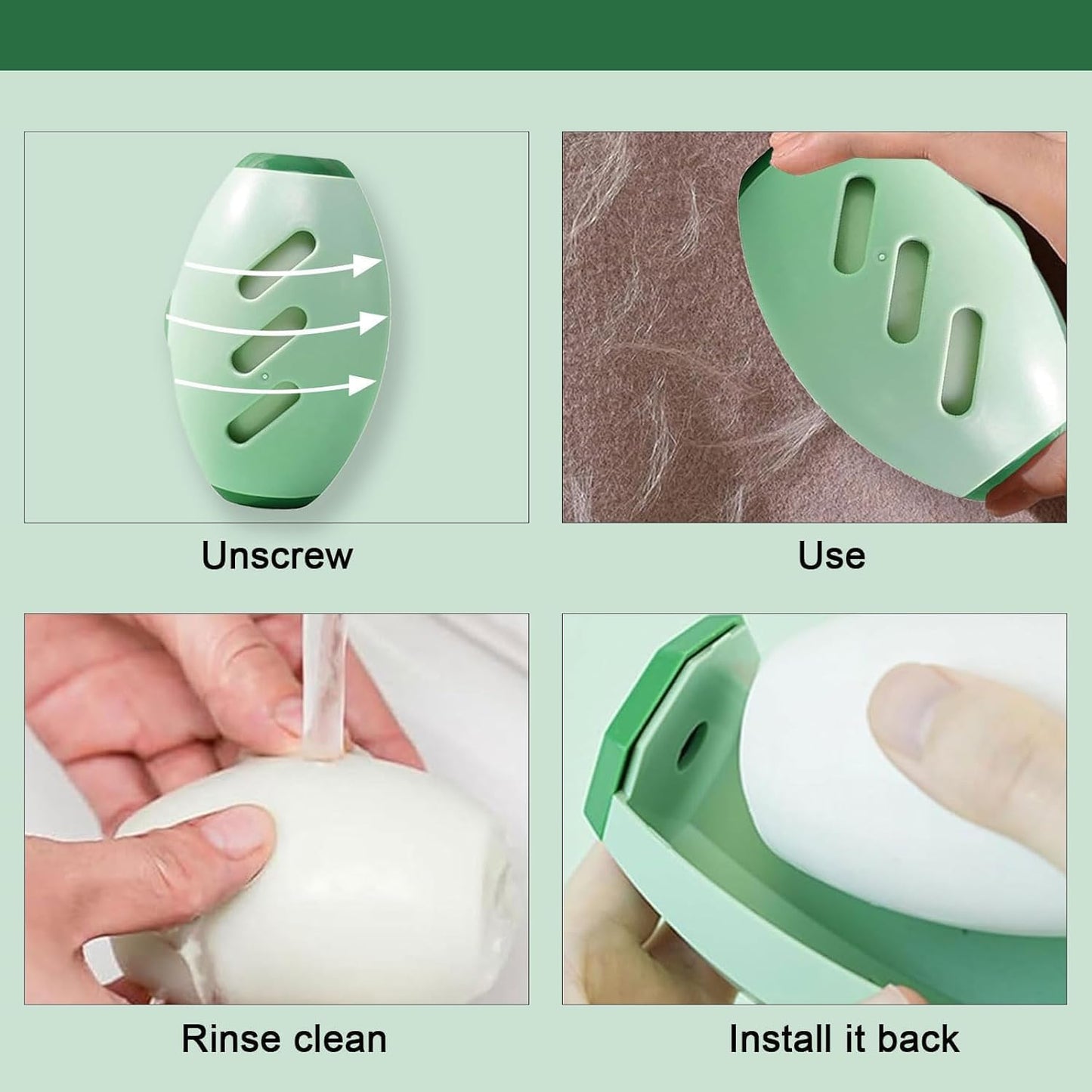 EQUINOX_INDIA Reusable Washable Lint Remover Roller, Mini Travel Size Lint Roller