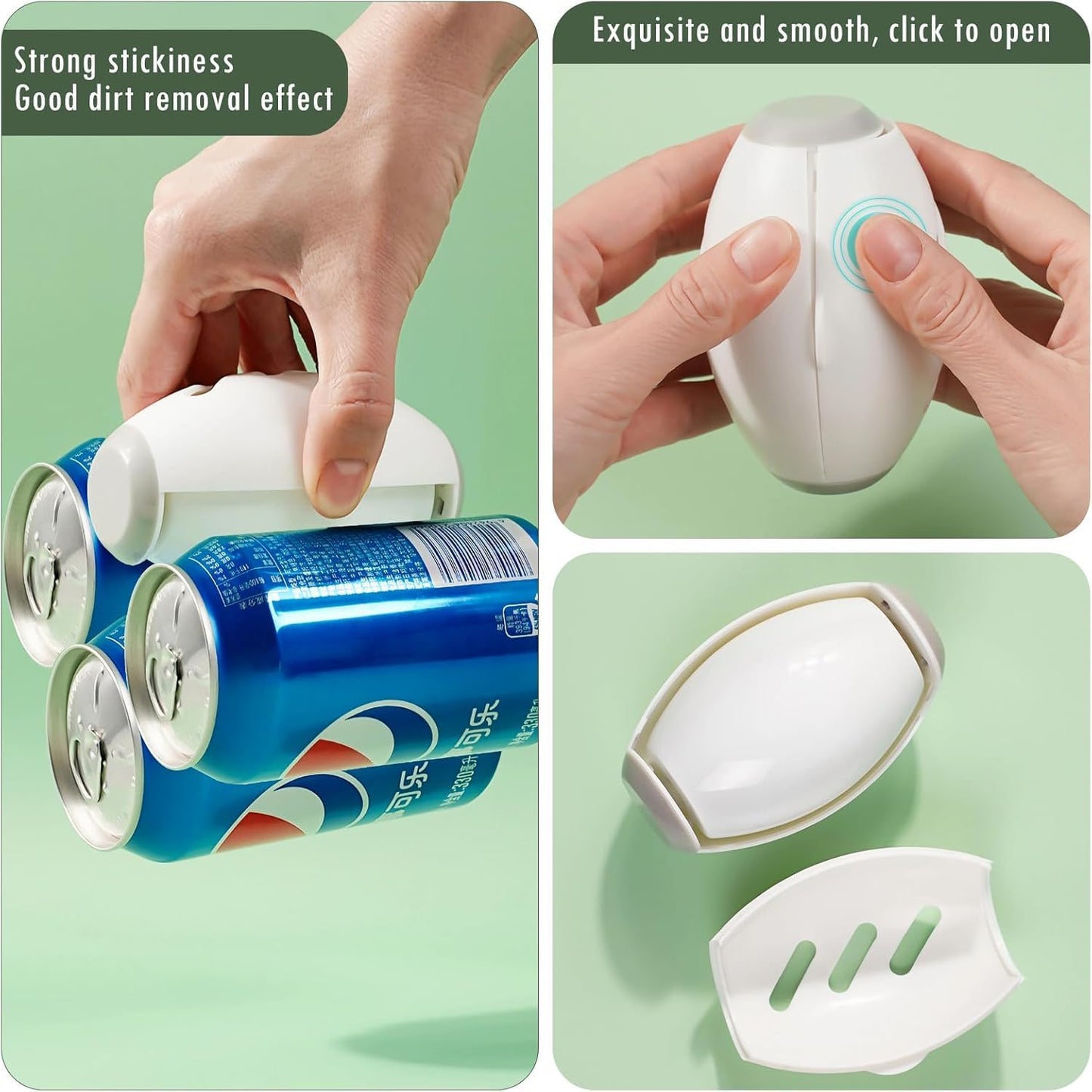 EQUINOX_INDIA Reusable Washable Lint Remover Roller, Mini Travel Size Lint Roller