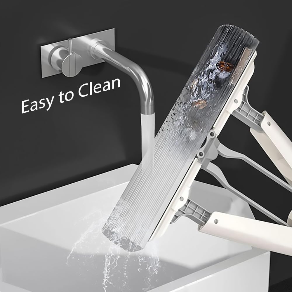 EQUINOX_INDIA Premium PVA Sponge Mop - Stainless Steel Butterfly Mop for Efficient Floor Cleaning