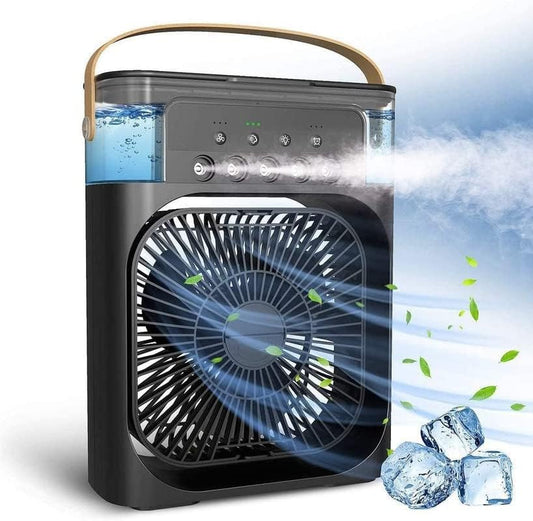 Equinox Personal Cooler: USB-Powered 4-in-1 Desk Fan, Humidifier & Air Freshener