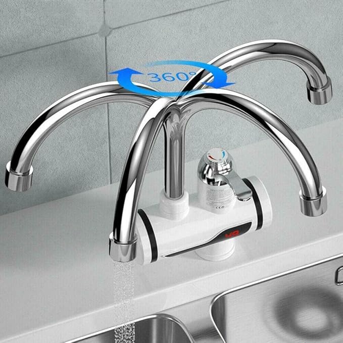 💧 EQUINOX INDIA Instant Electric Heating Water Faucet | 3000W Smart LED Tap with 3s Fast Heating & 360° Rotation