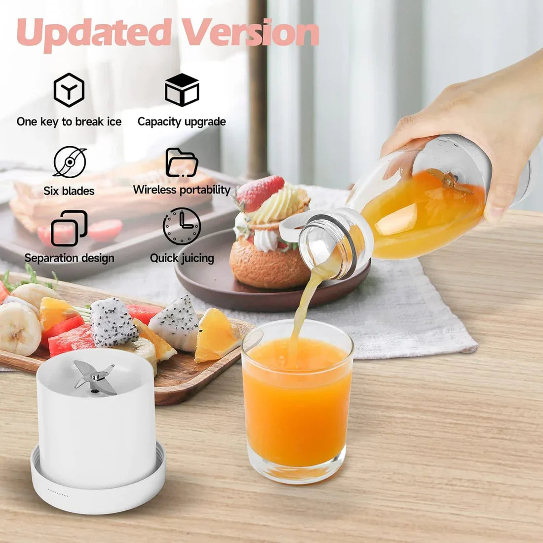 Electric Travel Portable Mini Juice Blender