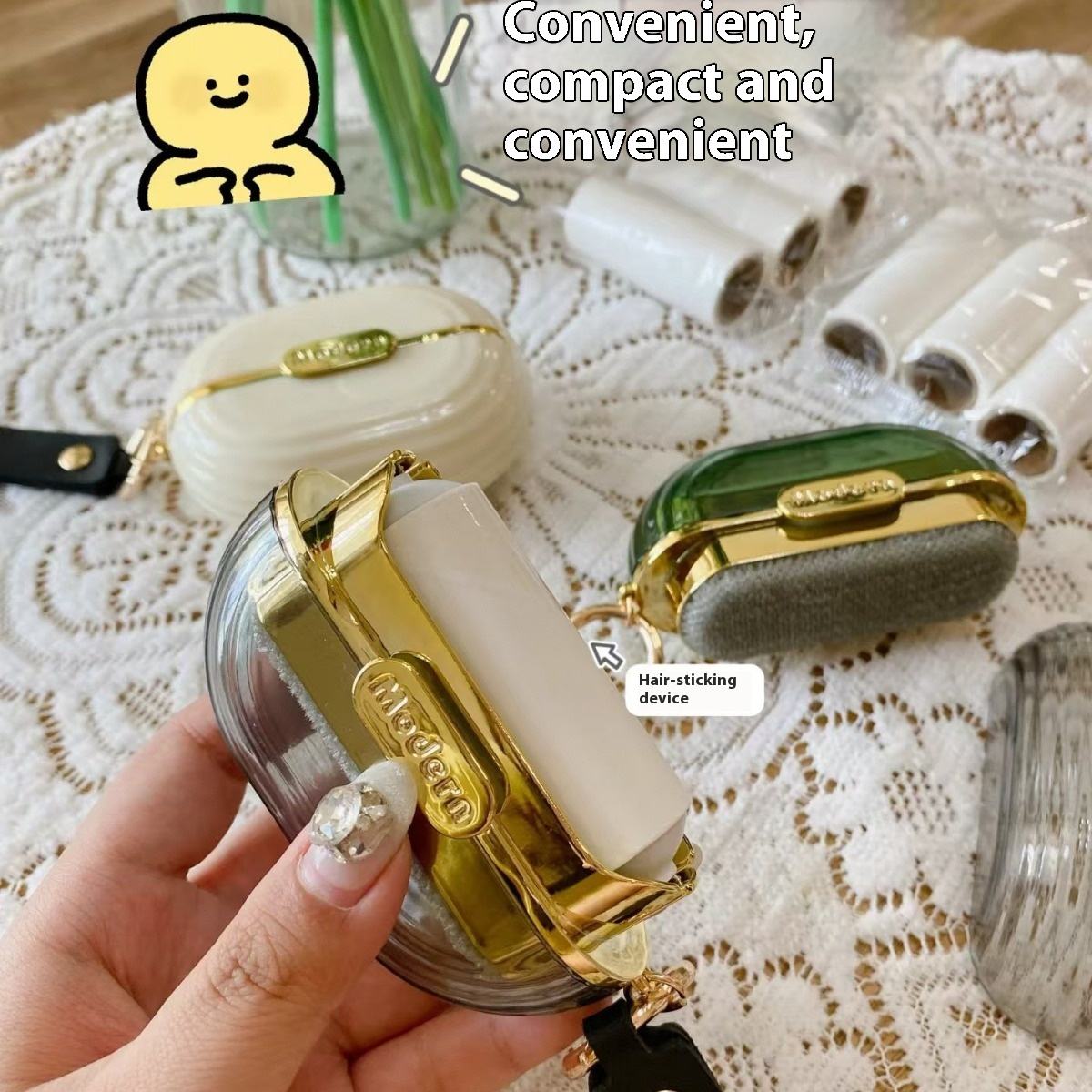 EQUINOX INDIA's Mini Double-sided Clothing Lint Remover Tear-off Roll Paper Dust-sticking Paper Travel Household Cloth Cleaner