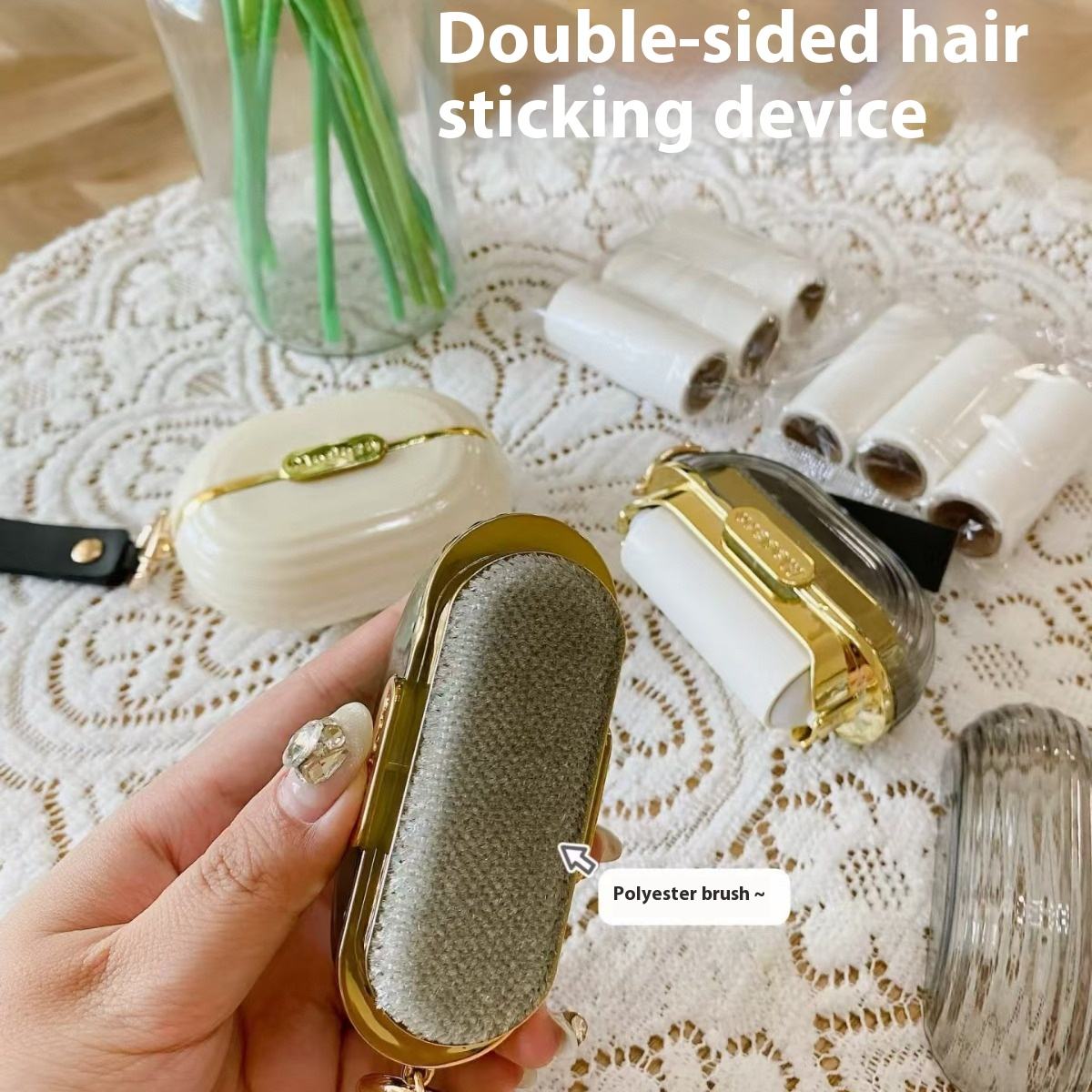 EQUINOX INDIA's Mini Double-sided Clothing Lint Remover Tear-off Roll Paper Dust-sticking Paper Travel Household Cloth Cleaner