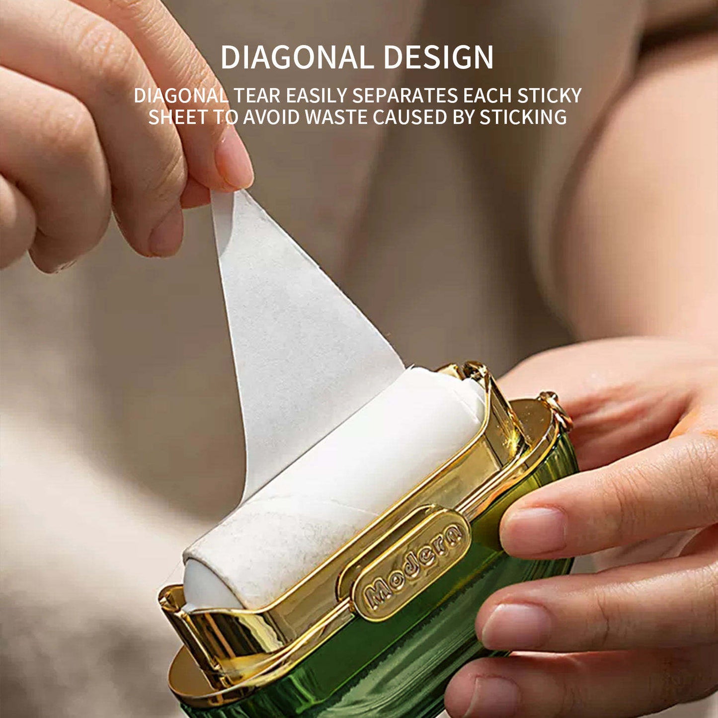 EQUINOX INDIA's Mini Double-sided Clothing Lint Remover Tear-off Roll Paper Dust-sticking Paper Travel Household Cloth Cleaner