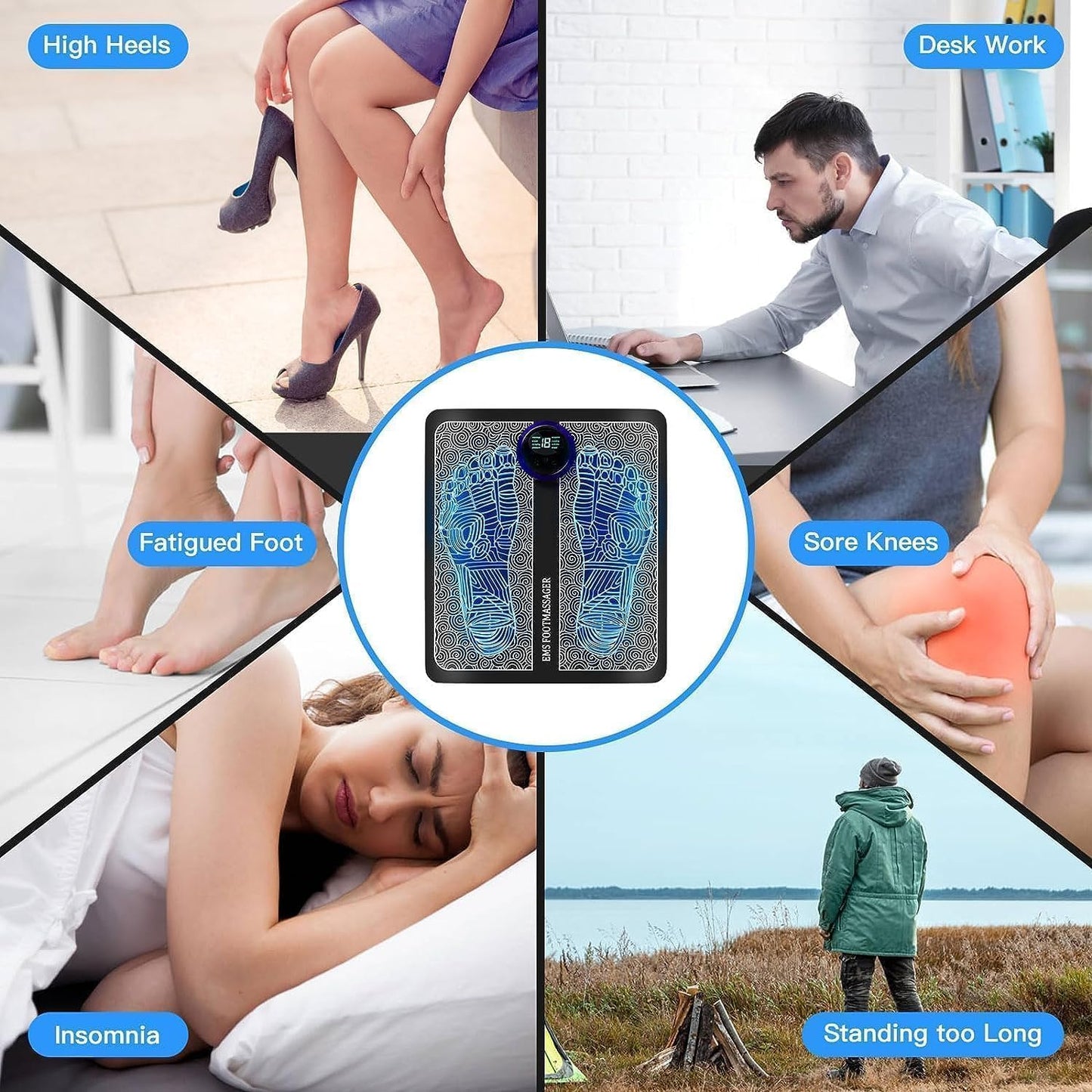 Ems Foot Massager Instant Foot Pain Reliever