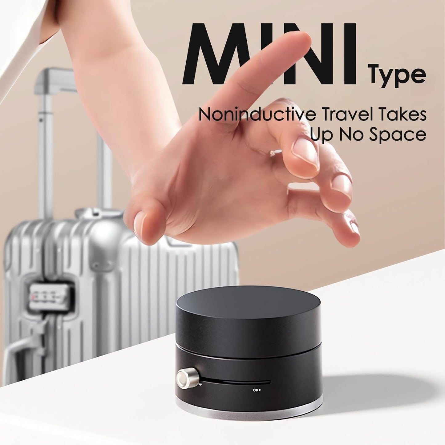 Magnetic Vacuum Suction Mobile Holder, Multiple Angle Adjustment, Retractable, Strong Magnetic Attachment, Compatible with iPhone & Android Phone for Car, Desk, Mirror, Glass(Black)