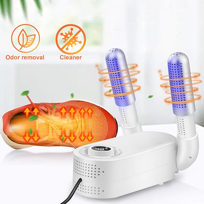 EQUINOX India AeroDry™ Smart Shoe Dryer & UV Sterilizer | 48°C Fast Dry + Odour Removal + Foldable Travel Design