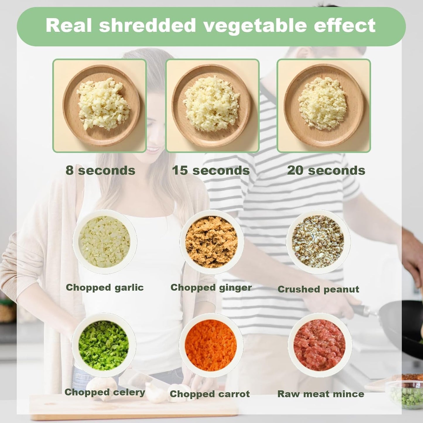 4 in 1 Mini electric handheld vegetable chopper