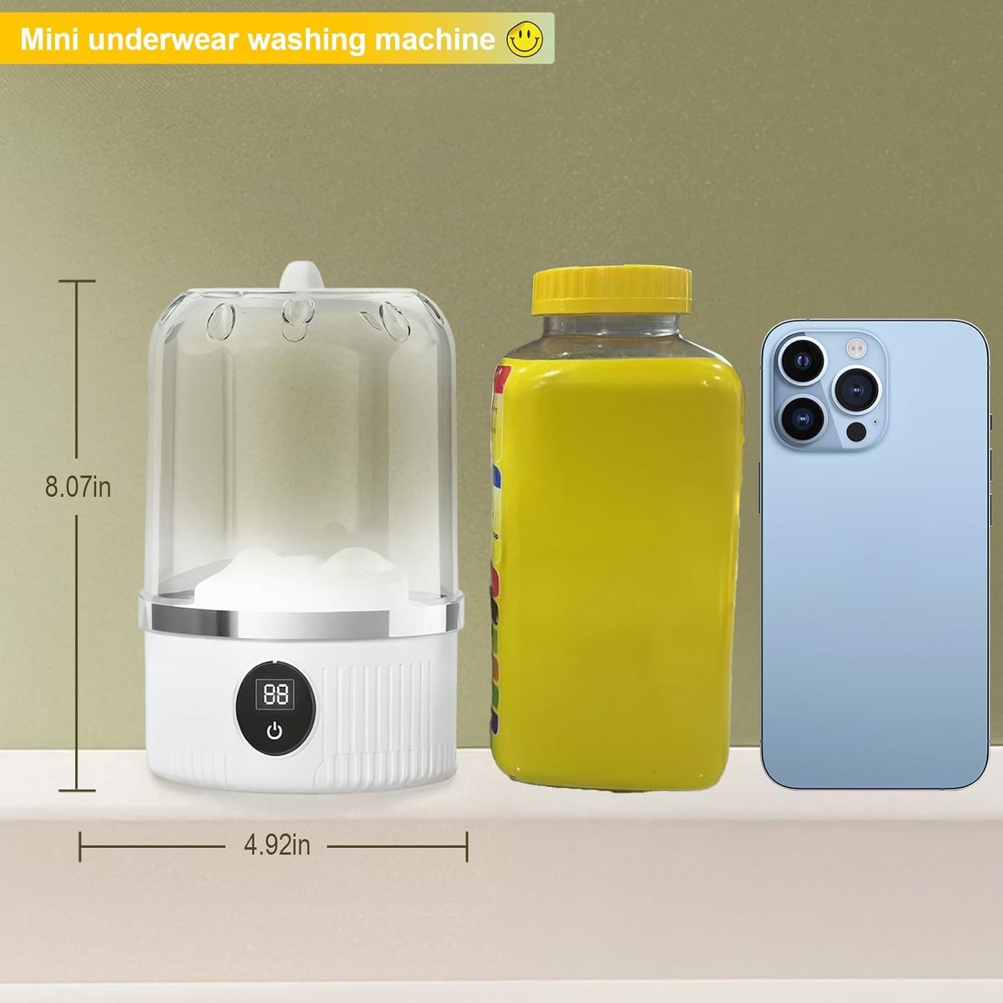 Mini Portable Washing Machine Rechargeable