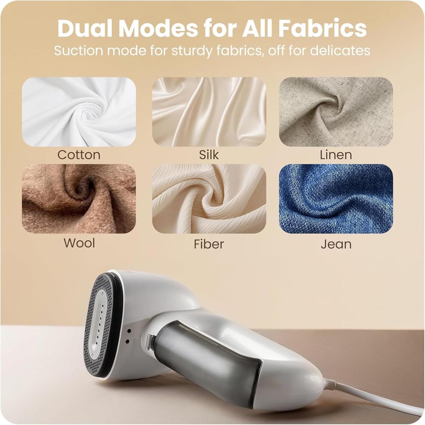 Vacuum Steamer Iron with AirIron™ Technology | Ultra-Fast Wrinkle Removal | Dual Modes | Smart Temperature Control | Instant Dry Finish