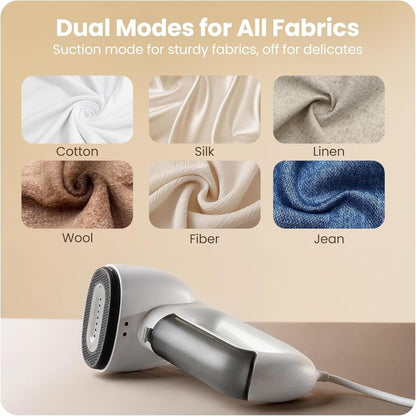 Vacuum Steamer Iron with AirIron™ Technology | Ultra-Fast Wrinkle Removal | Dual Modes | Smart Temperature Control | Instant Dry Finish