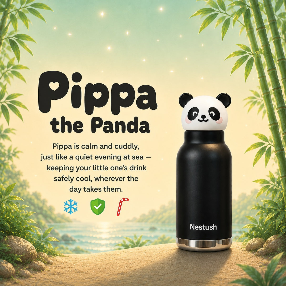 Equinox Buddy Sipper — Insulated Kids Water Bottle 480ml | Leak-Proof, BPA-Free