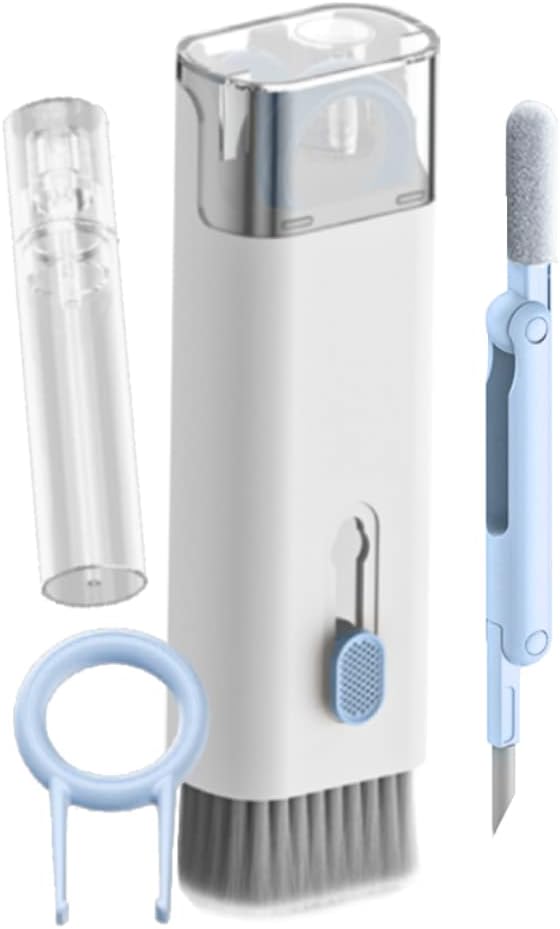 7-in-1 Electronic Cleaning Kit — Earbud Cleaner, Keyboard Brush, Screen Cleaning Pad, Port Cleaning Pen & Keycap Puller | Multi-Device Dust Removal Tool