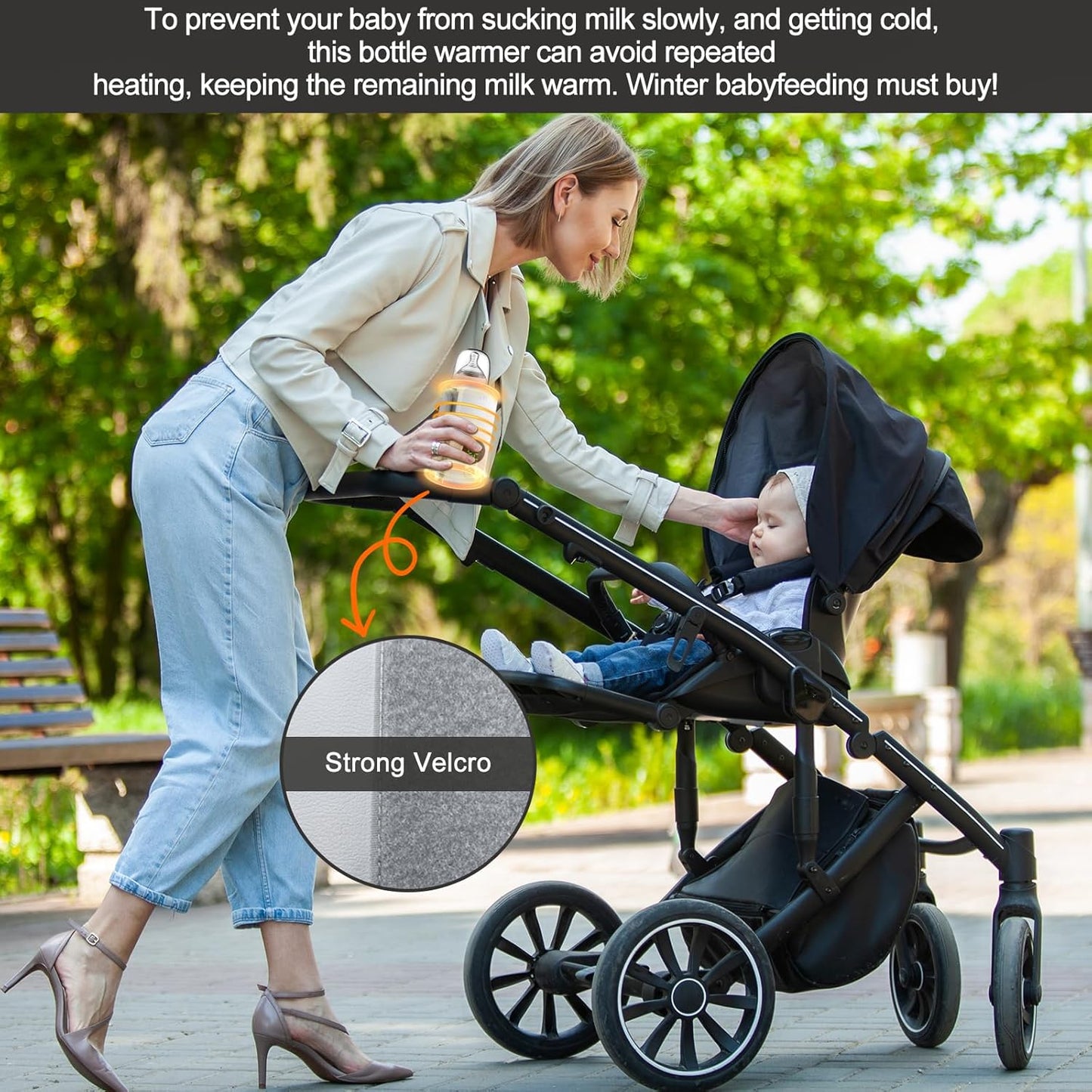 🍼 EQUINOX India MilkEase™ Portable Baby Bottle Warmer | 6000mAh Rechargeable | Smart Temperature Control & Leak-Proof Design