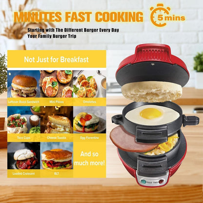🍔 EQUINOX India GrillMate™ 4-in-1 Electric Burger Maker | Press, Toaster & Sealed Burger Machine