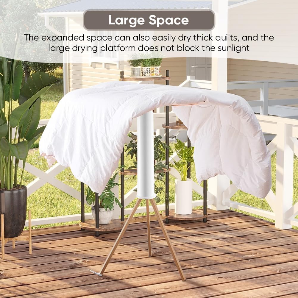 Beech wood drying rack for home
