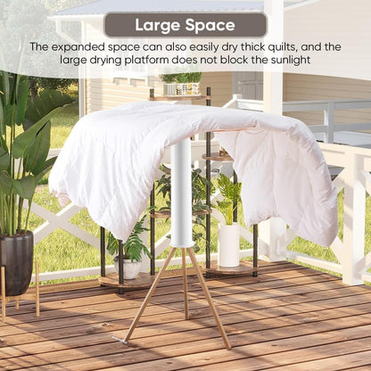 Beech wood drying rack for home