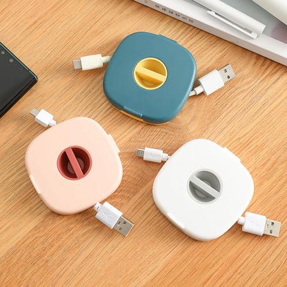 EQUINOX INDIA Cable Organizer with Phone Stand Multi-Purpose Wire Management Clips Portable Cord Holder for Charging Cables Earphones Headphones USB Data Cables Desktop Organizer Home Office Travel India
