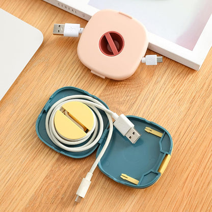 EQUINOX INDIA Cable Organizer with Phone Stand Multi-Purpose Wire Management Clips Portable Cord Holder for Charging Cables Earphones Headphones USB Data Cables Desktop Organizer Home Office Travel India