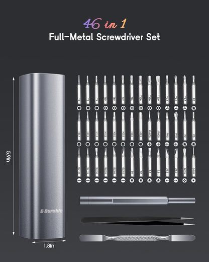 46-in-1 Precision Screwdriver Set | Magnetic Mini Tool Kit for Electronics & Mobile Repair