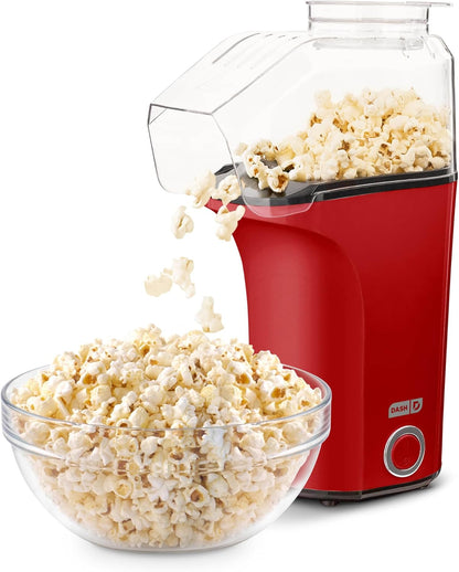 EQUINOX INDIA Hot Air Popcorn Maker Machine for Home – Oil Free Electric Retro Popcorn Maker