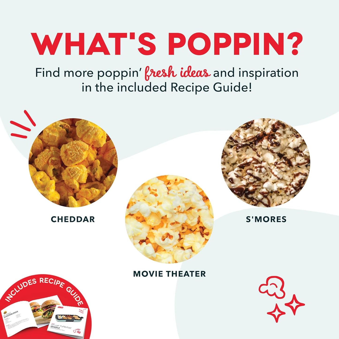 EQUINOX INDIA Hot Air Popcorn Maker Machine for Home – Oil Free Electric Retro Popcorn Maker