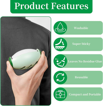 EQUINOX_INDIA Reusable Washable Lint Remover Roller, Mini Travel Size Lint Roller