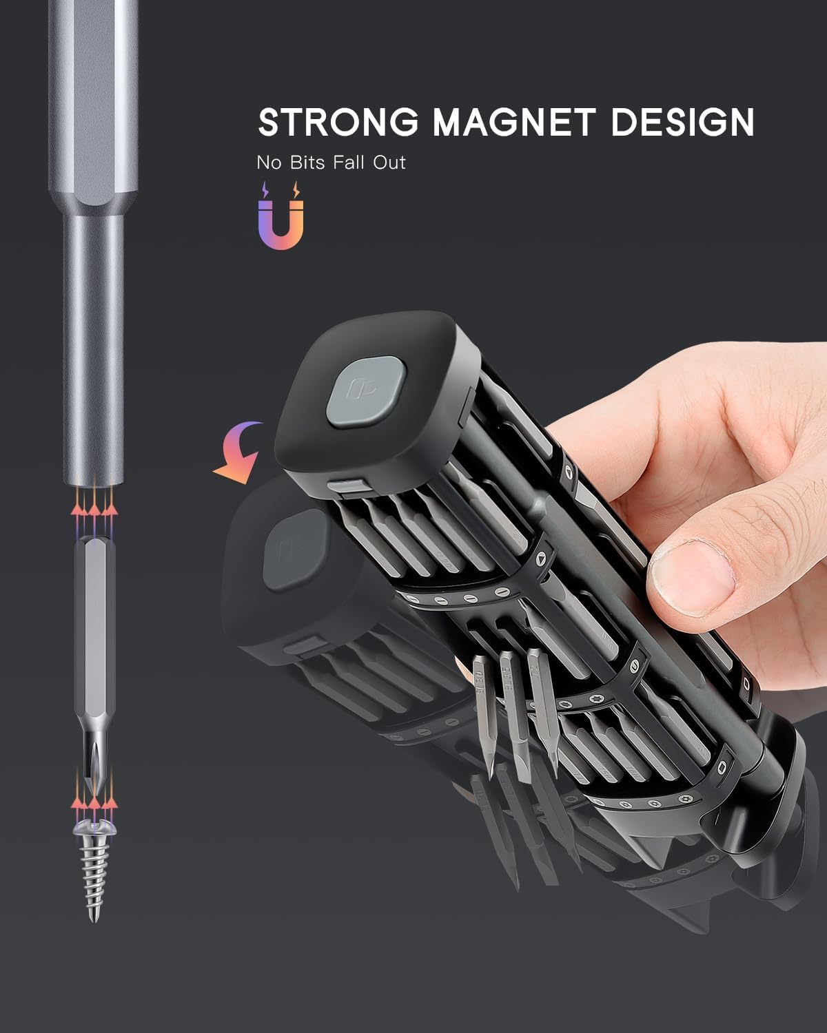 46-in-1 Precision Screwdriver Set | Magnetic Mini Tool Kit for Electronics & Mobile Repair