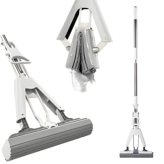 EQUINOX_INDIA Premium PVA Sponge Mop - Stainless Steel Butterfly Mop for Efficient Floor Cleaning