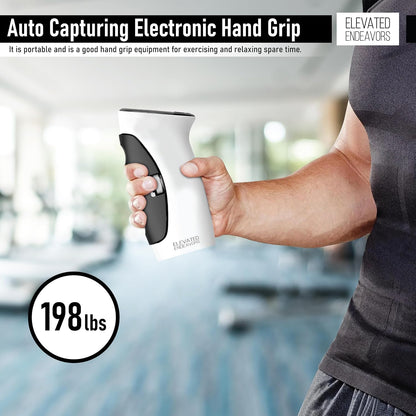 Digital Hand Gripper with Counter — Adjustable Resistance Grip Strengthener for Gym & Rehab