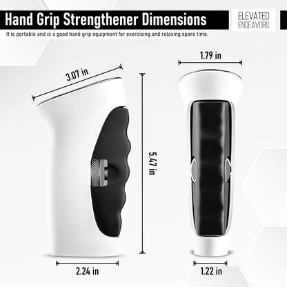 Digital Hand Gripper with Counter — Adjustable Resistance Grip Strengthener for Gym & Rehab
