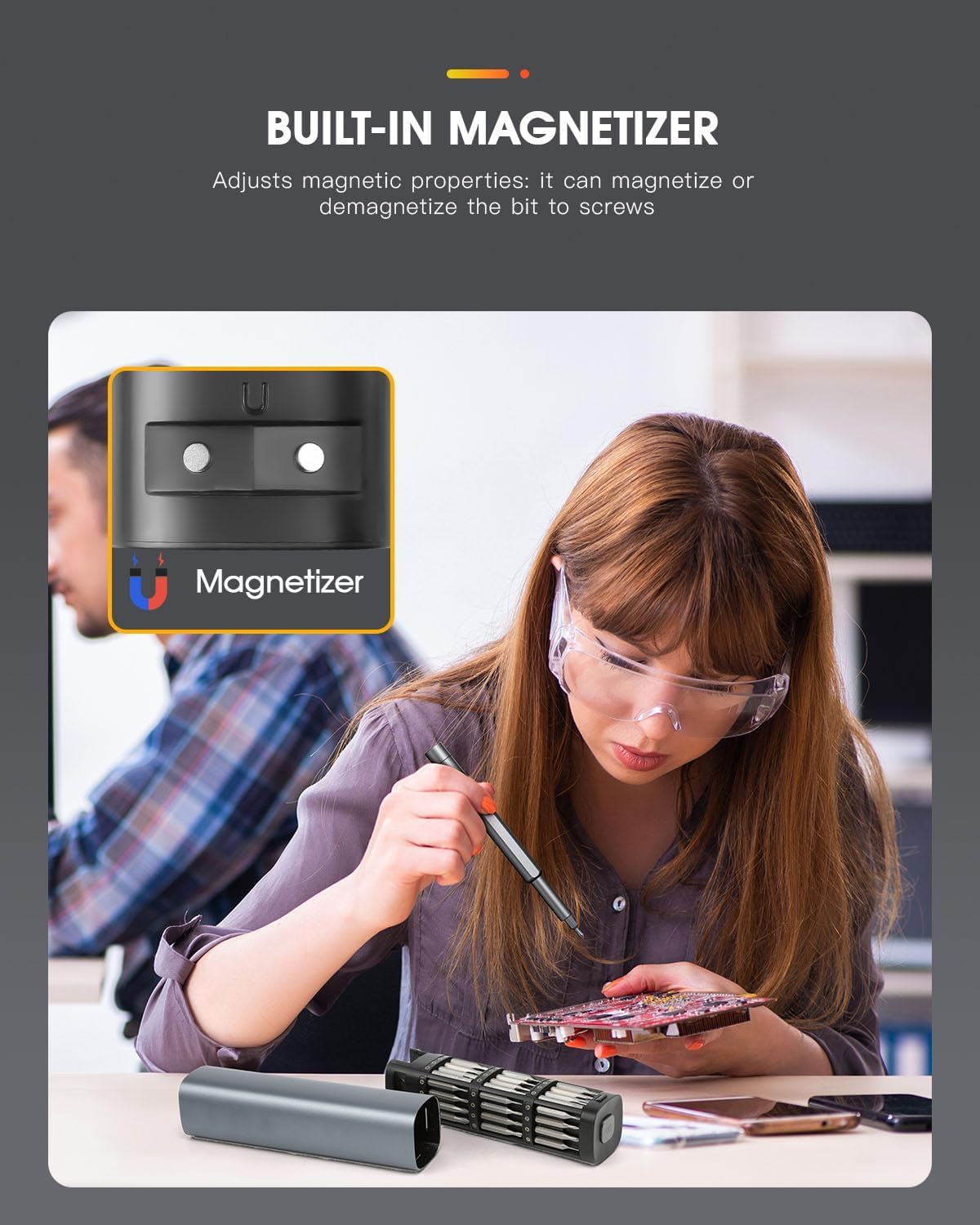 46-in-1 Precision Screwdriver Set | Magnetic Mini Tool Kit for Electronics & Mobile Repair
