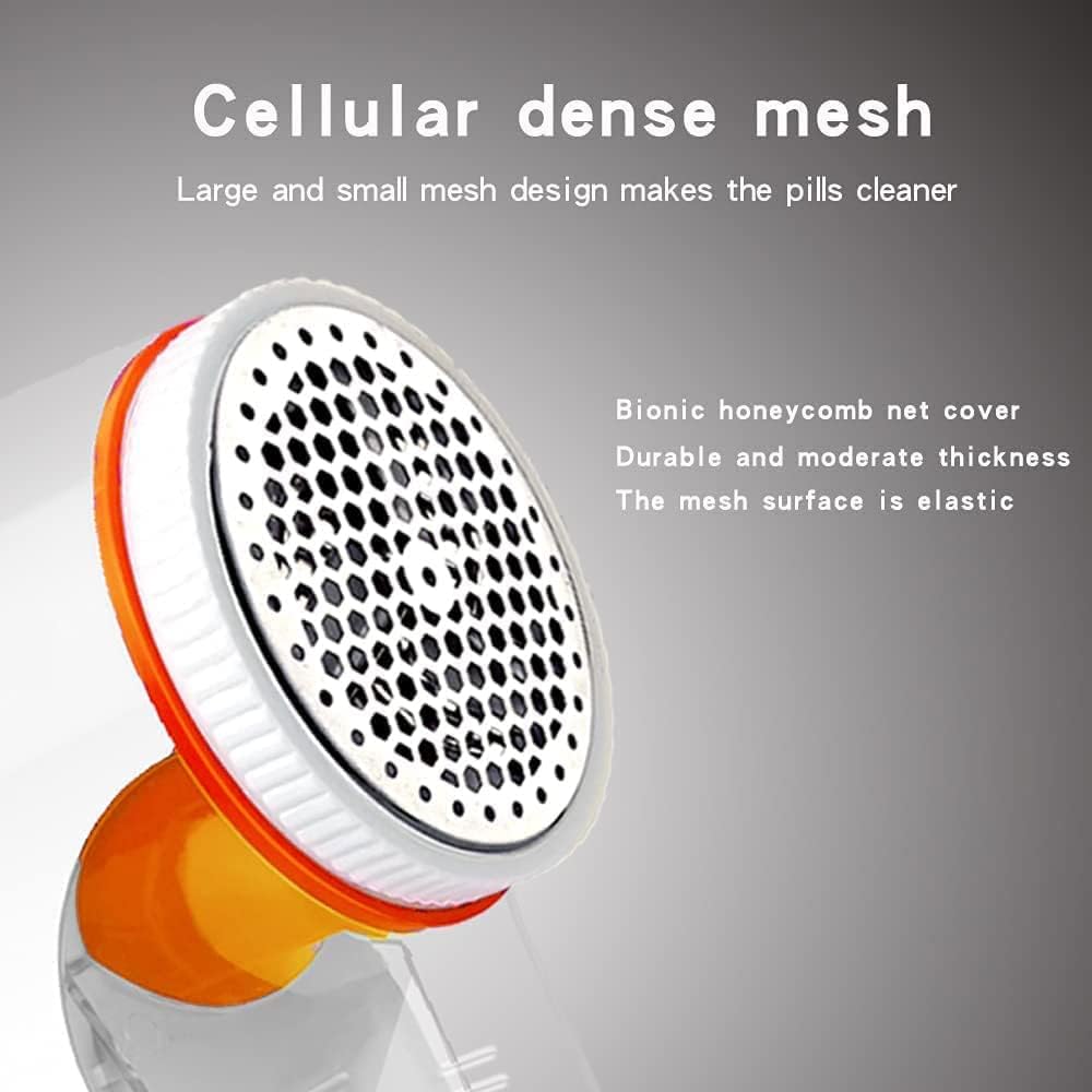 electric lint remover with honeycomb mesh guard