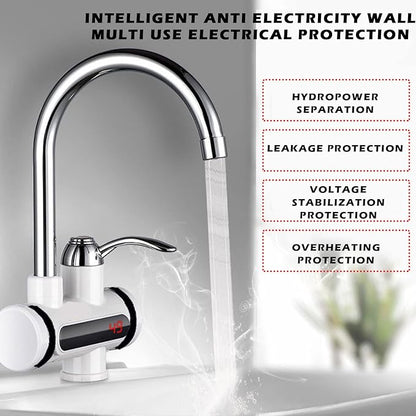 💧 EQUINOX INDIA Instant Electric Heating Water Faucet | 3000W Smart LED Tap with 3s Fast Heating & 360° Rotation