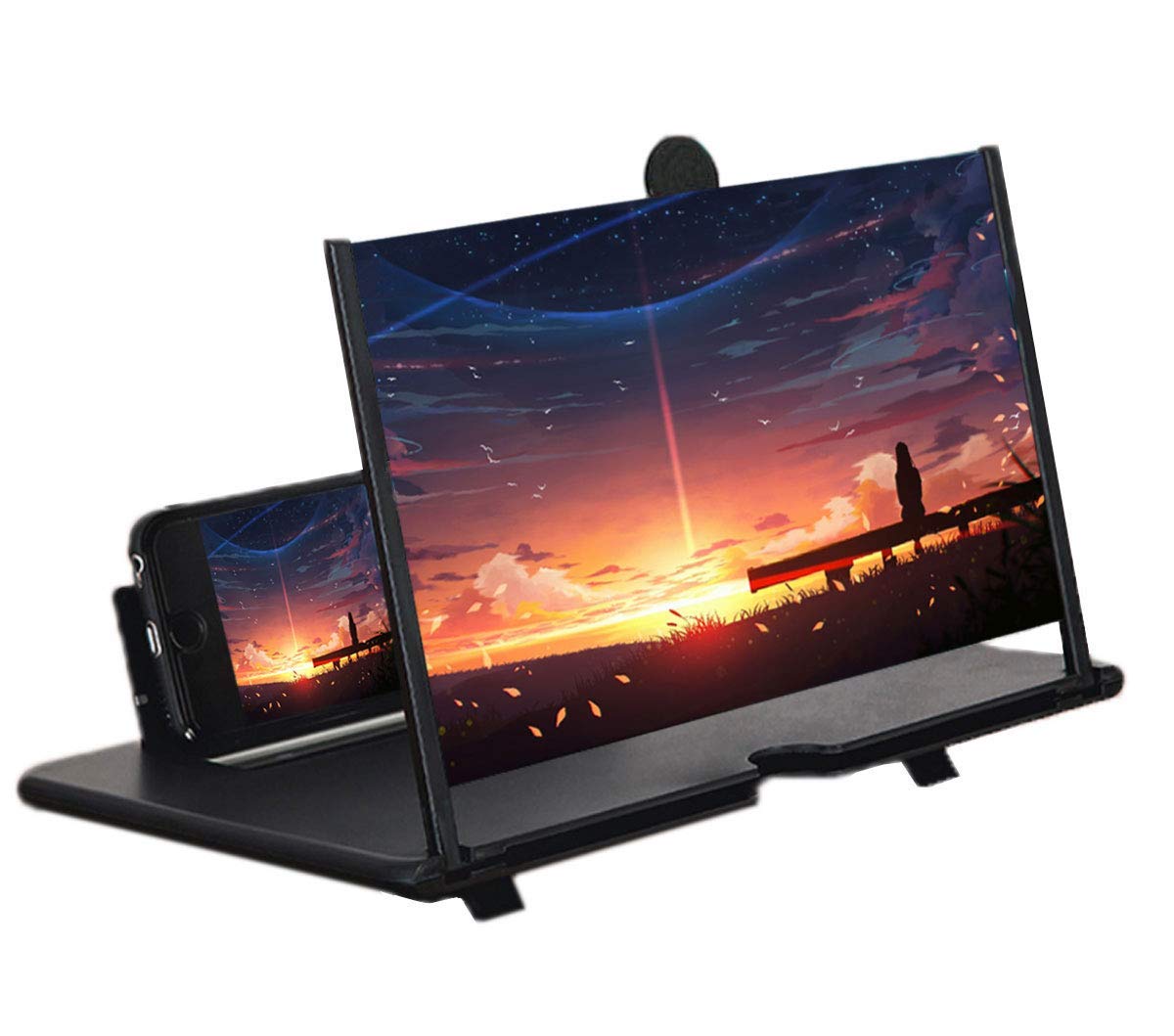 foldable 3D screen magnifier for mobile phone