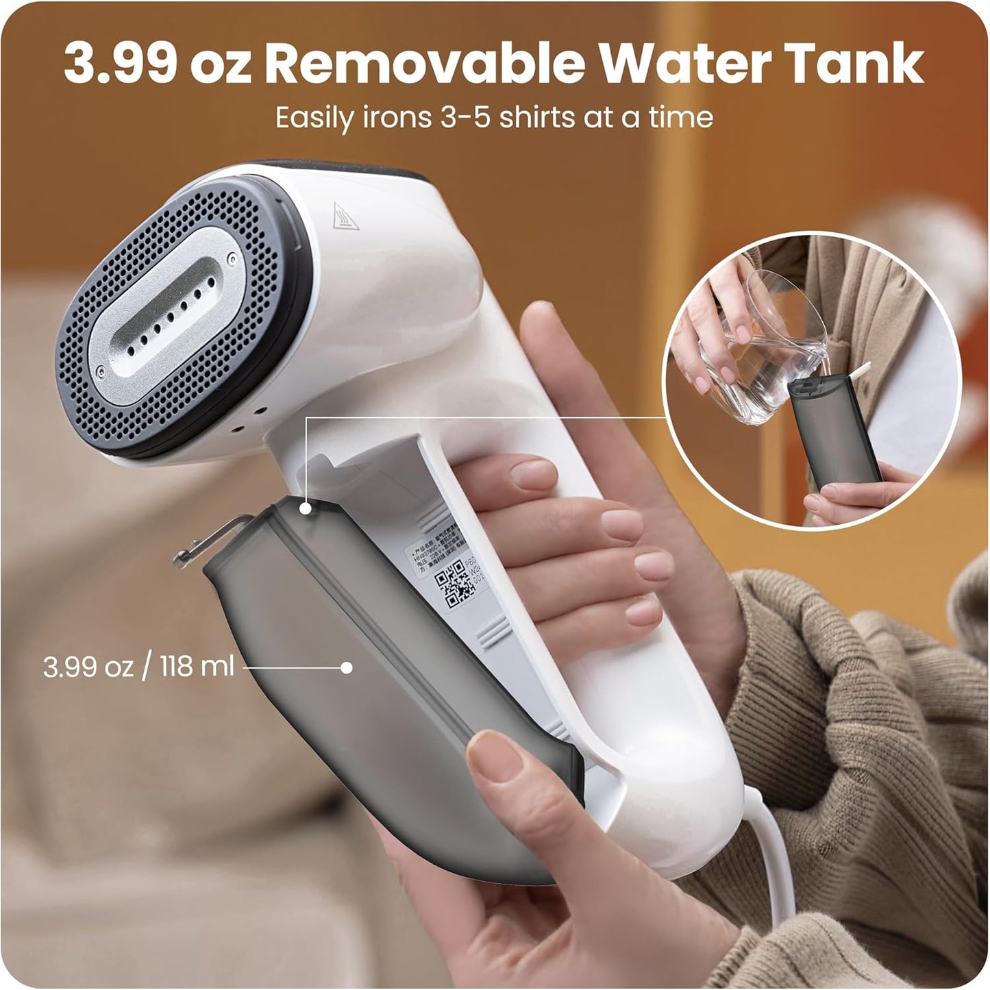 Vacuum Steamer Iron with AirIron™ Technology | Ultra-Fast Wrinkle Removal | Dual Modes | Smart Temperature Control | Instant Dry Finish