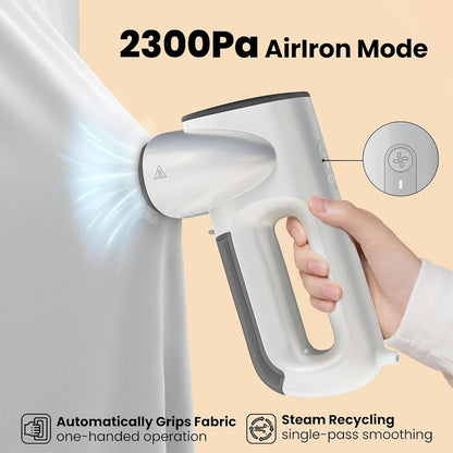 Vacuum Steamer Iron with AirIron™ Technology | Ultra-Fast Wrinkle Removal | Dual Modes | Smart Temperature Control | Instant Dry Finish