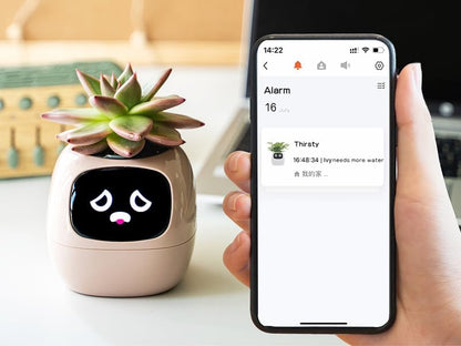 IVY Smart Plant Robot Flower Pot — Automatic Watering, App Control & AI Plant Care
