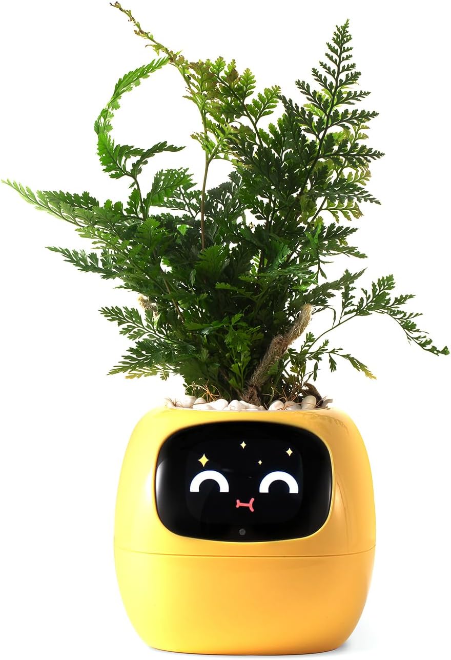 IVY Smart Plant Robot Flower Pot — Automatic Watering, App Control & AI Plant Care