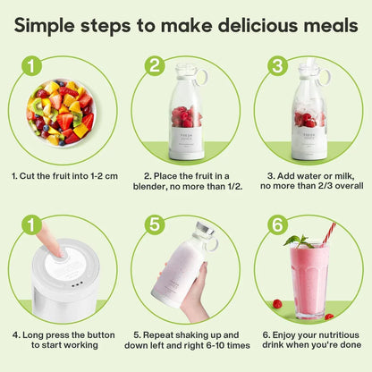 Electric Travel Portable Mini Juice Blender