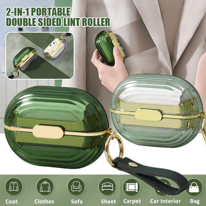 EQUINOX INDIA's Mini Double-sided Clothing Lint Remover Tear-off Roll Paper Dust-sticking Paper Travel Household Cloth Cleaner