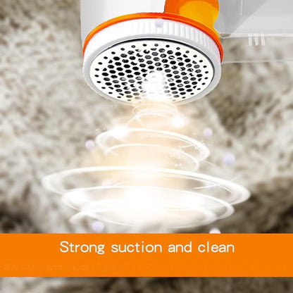 lint remover machine removing fuzz from wool sweater