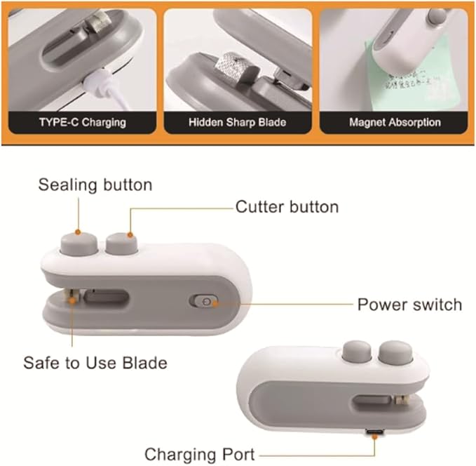 🔥 Equinox India Mini Heat Sealer | Instant Portable Food Bag Resealer for Airtight Freshness &amp; Zero Waste