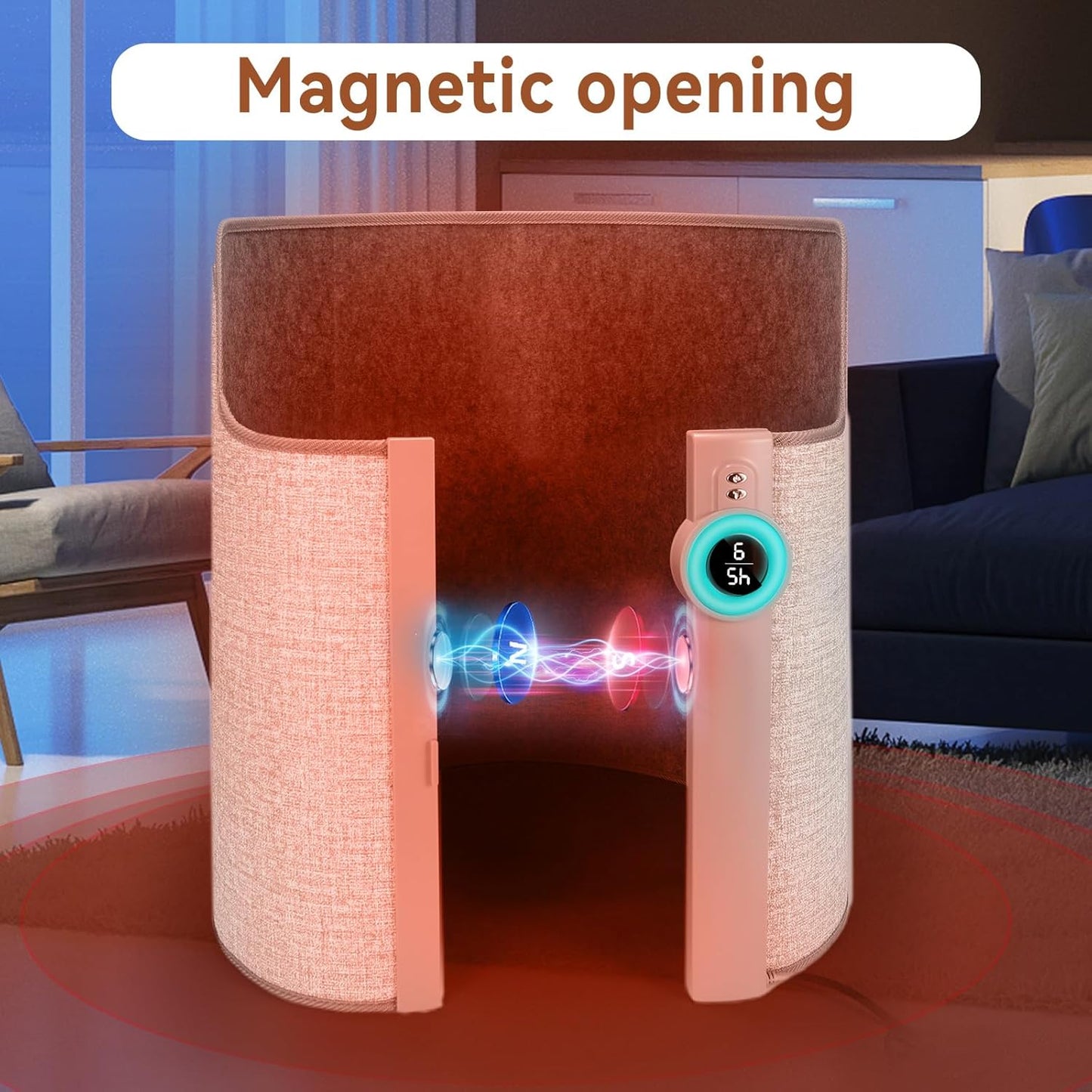 EQUINOX India ThermoWrap™ 720° Graphene Leg & Body Heater Mat | Smart Ambient Heated Mat for Home, Office & Pets (Foldable, 5 Modes, 160°F Rapid Warmth)