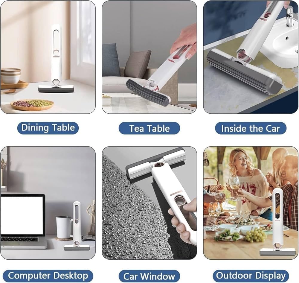 Portable Mini Mop Home & Kitchen Cleaning Tools (Premium Quality)