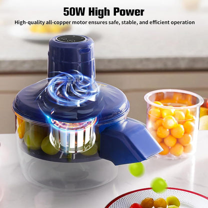 EQUINOX INDIA Electric Fruit & Vegetable Peeler | 420-Blade Automatic Peeling Machine | Cordless, Type-C Rechargeable & High-Speed Performance
