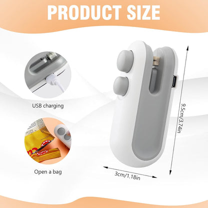 🔥 Equinox India Mini Heat Sealer | Instant Portable Food Bag Resealer for Airtight Freshness &amp; Zero Waste