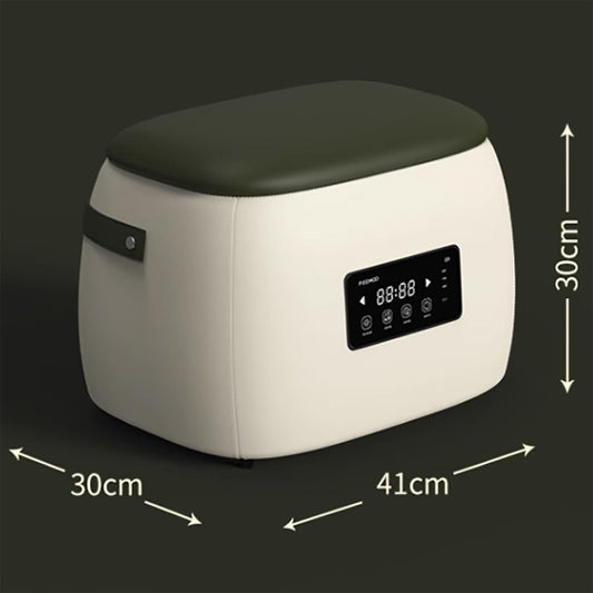 EQUINOX_INDIA Shoe Disinfection & Sanitization Box with Dual Ozone mode & UV Light + High Quality  Luxurious Leather Stool 2in1