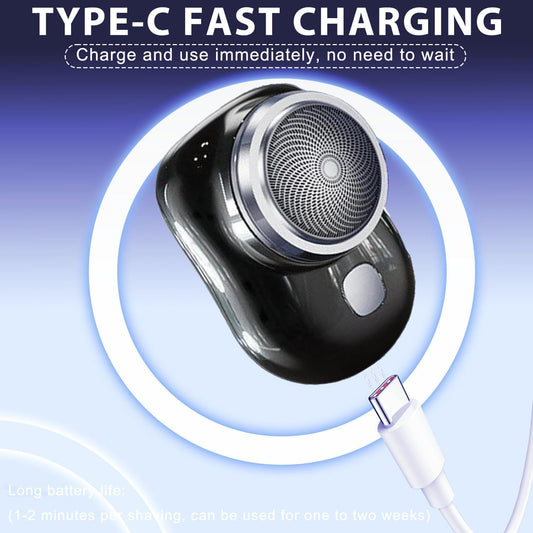 ⚡ EQUINOX India BladePro™ Mini Electric Shaver | Ultra-Portable Waterproof Turbo Shaving Machine for Men